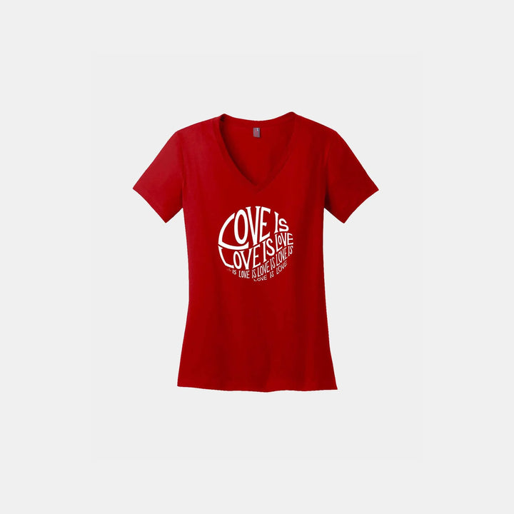 Circle of Love - Ladies' V-Neck