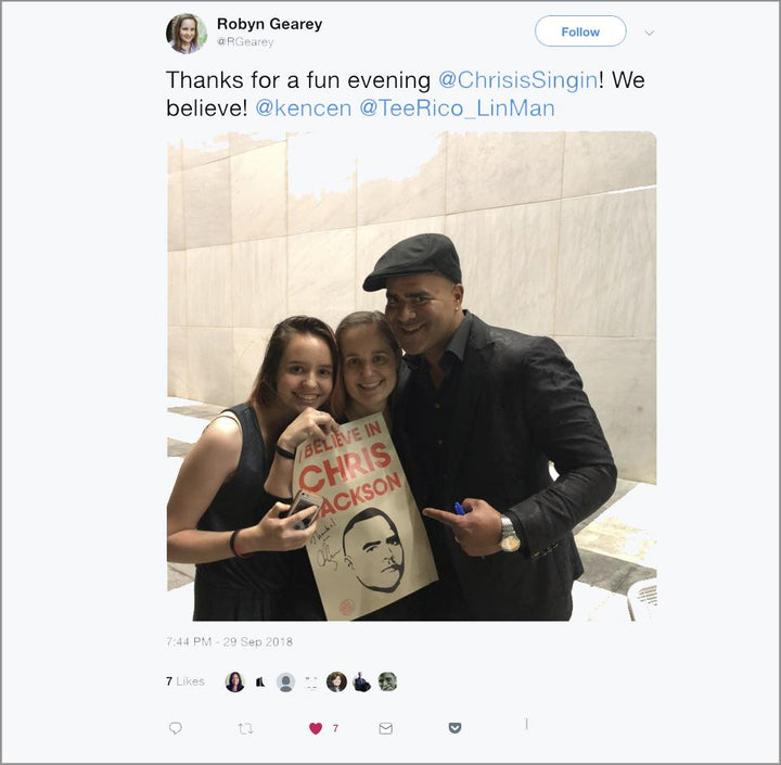 I Believe in Chris Jackson - 11"x 17" Poster