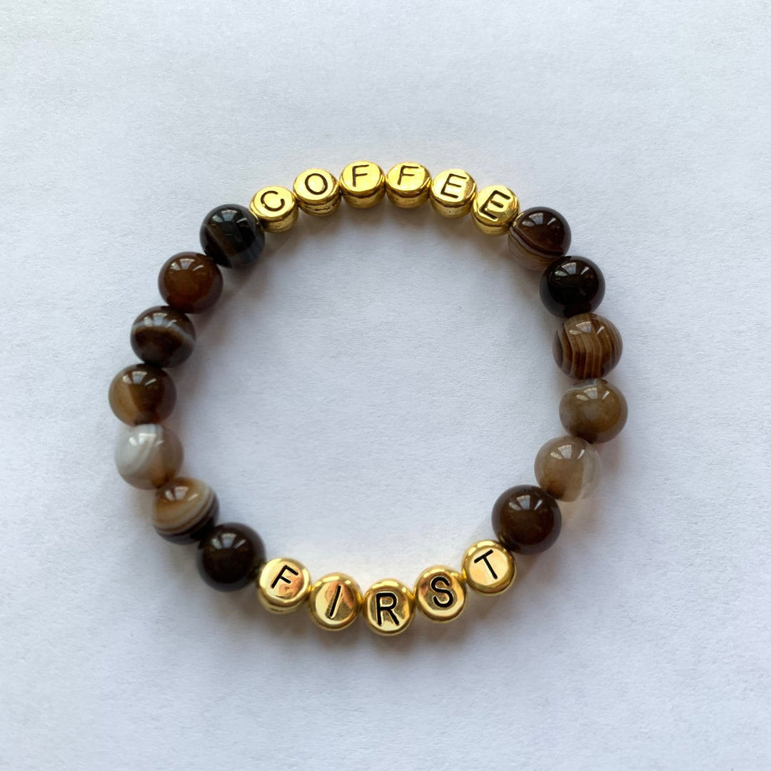 Coffee First - Handmade Bracelet