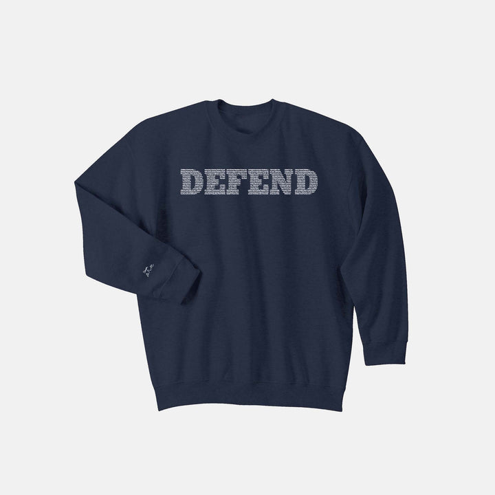 DEFEND Crewneck Sweatshirts