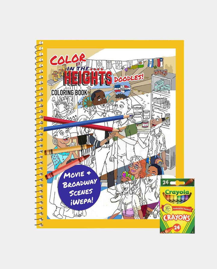 Color In The Heights - Doodles! Coloring Book