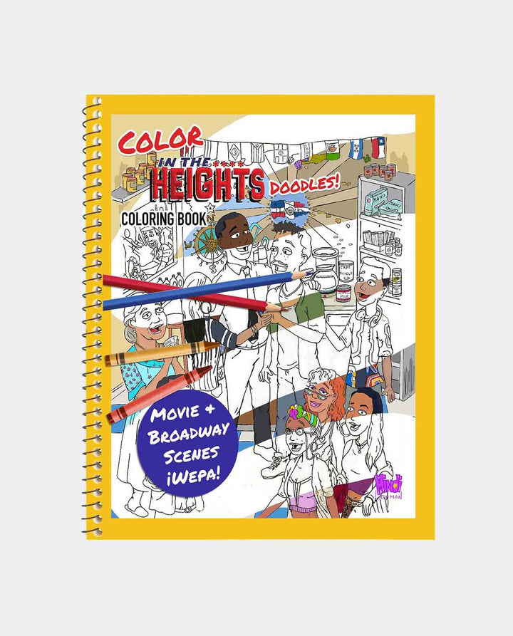 Color In The Heights - Doodles! Coloring Book