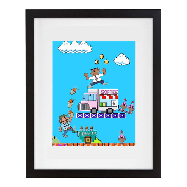 Mintendo In the Heights Battle 8"x 10" Art Print