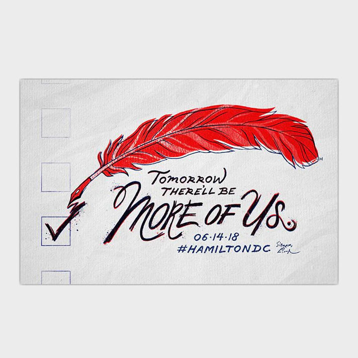 Hamilton DC "More Of Us" 8"x10" Art Print