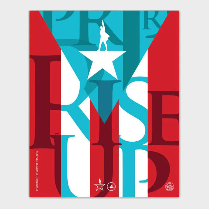Hamilton Puerto Rico "Rise Up" 8"x 10" Art Print