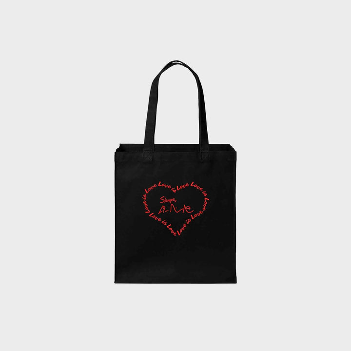 Love is Love Heart  - Cotton Canvas Tote