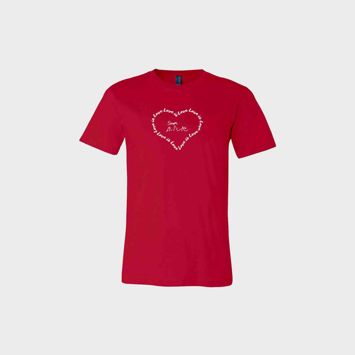 Love is Love Heart Unisex Crew