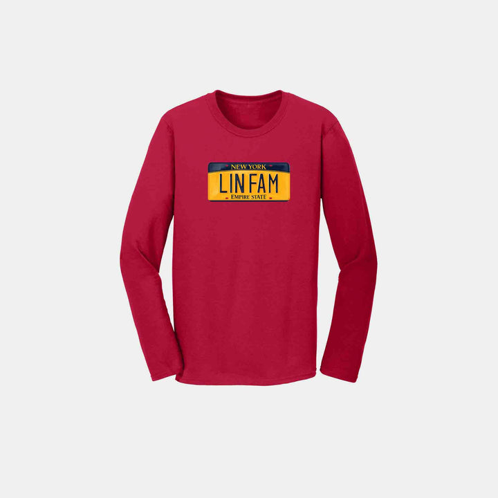 2023 Lin Fam "License Plate" Long Sleeve Crew