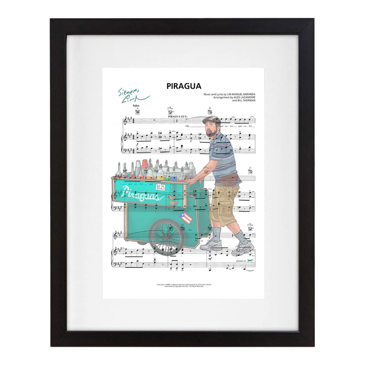 In the Heights "El Piraguero" 8"x 10" Music Sheet