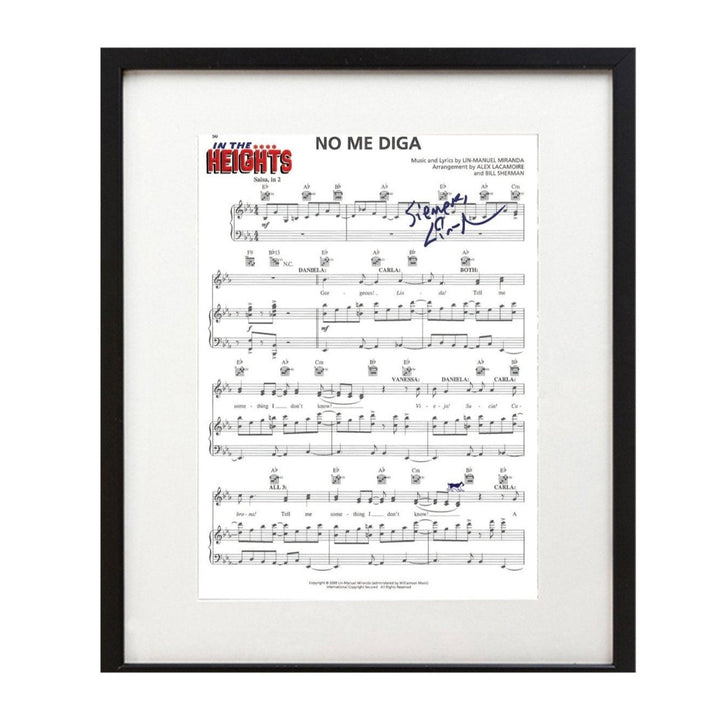 In the Heights "No Me Diga" 8"x10" Music Sheet