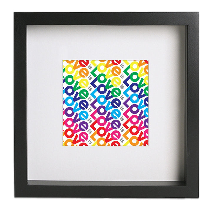 Love is Love - Pride 8"x8" Art Print