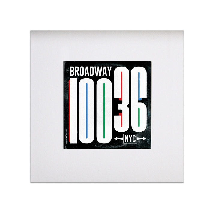 Broadway Vinyl Sleeve 8"x 8" Art Print
