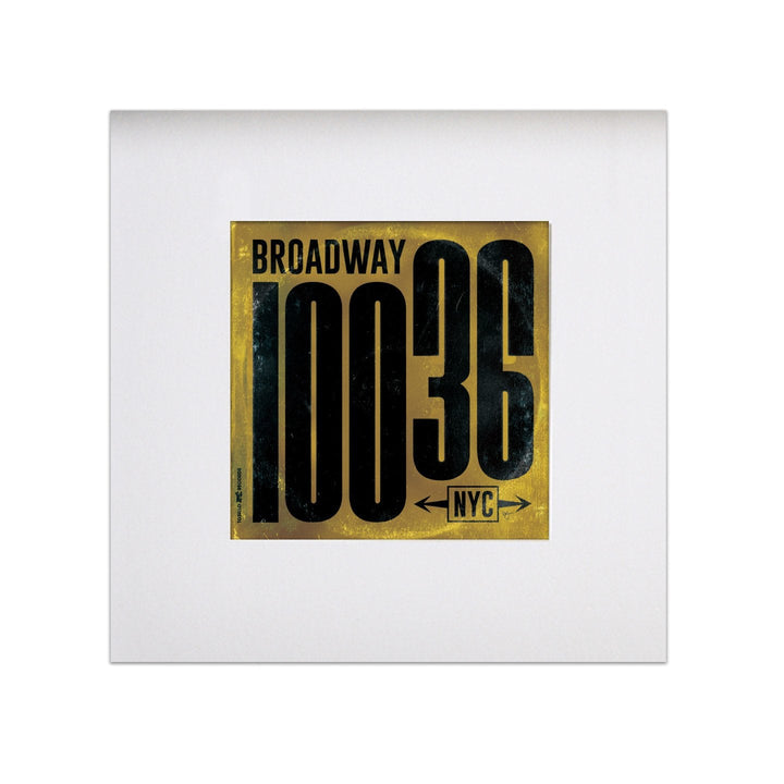 Broadway Vinyl Sleeve 8"x 8" Art Print