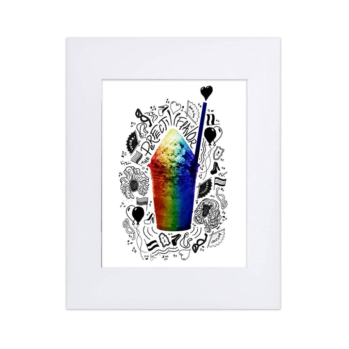 Pride-agua Gay 8"x10" Art Print