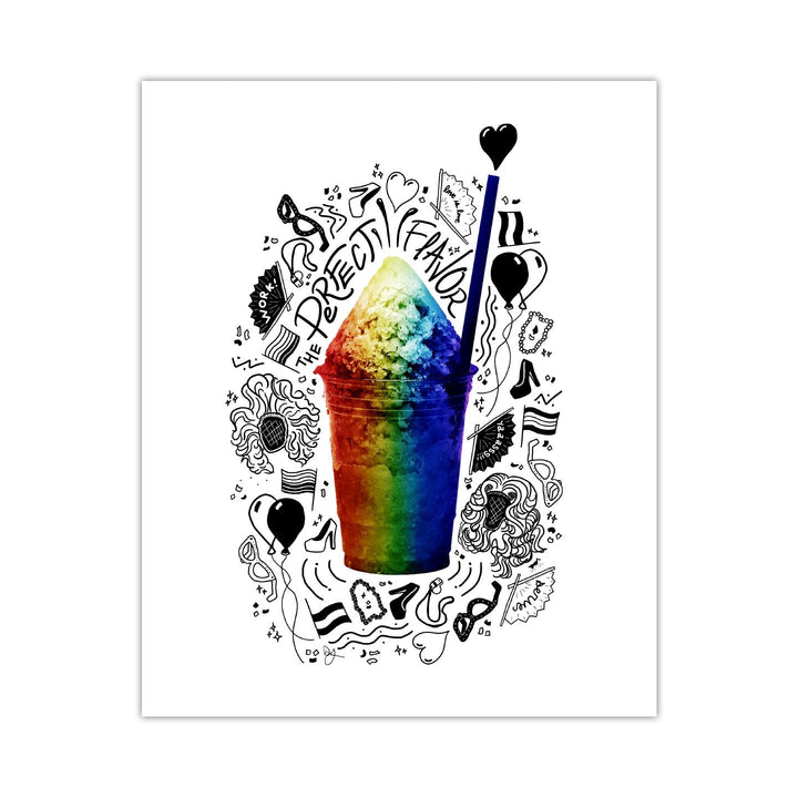 Pride-agua Gay 8"x10" Art Print