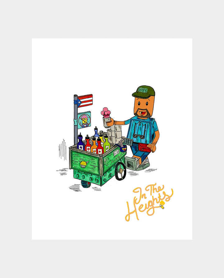 In the Heights Team Piragua 8"x 10" Art Print