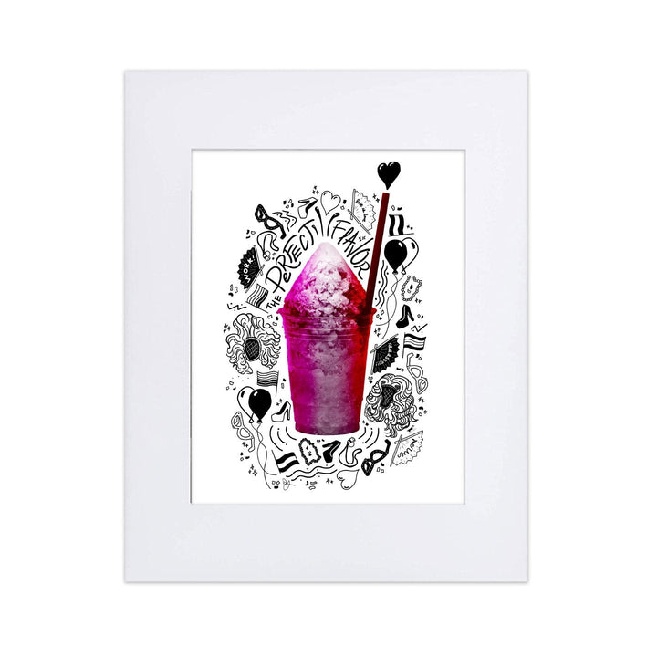 Pride-agua Lesbian 8"x10" Art Print