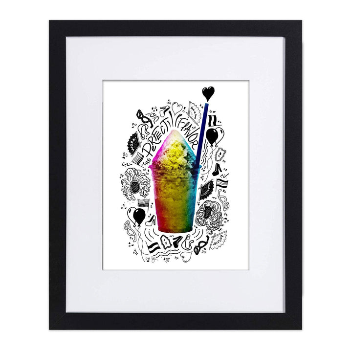 Pride-agua Pansexual 8"x10" Art Print