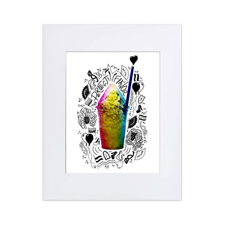 Pride-agua Pansexual 8"x10" Art Print