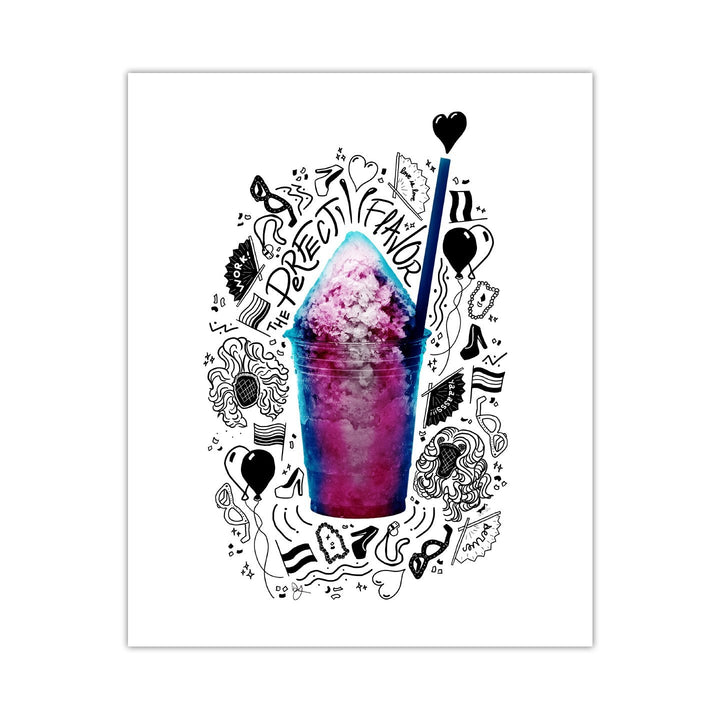 Pride-agua Transgender 8"x10" Art Print