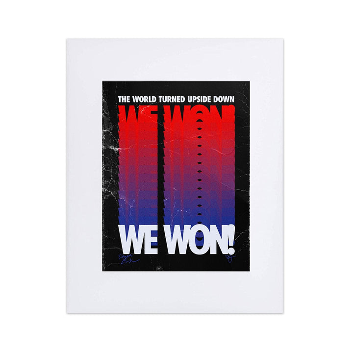 We Won! 8"x10" Art Print