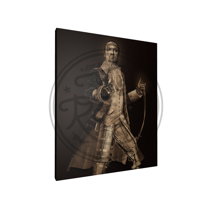 Hamilton "Legacy" 16"x20" Collage Art Print on Canvas