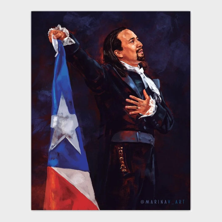 Hamilton Puerto Rico "Rise Up" 8"x 10" Art Print