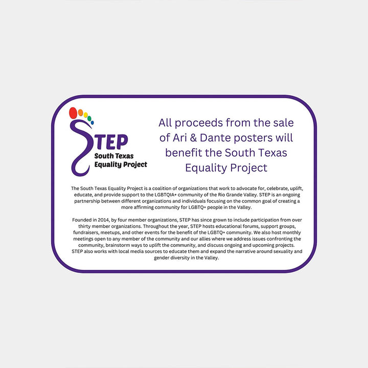 Aristotle and Dante 14x22 Poster - limited quantities