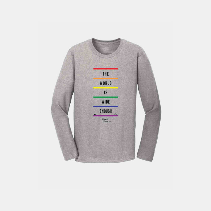 The World is Wide Enough Unisex Long Sleeve
