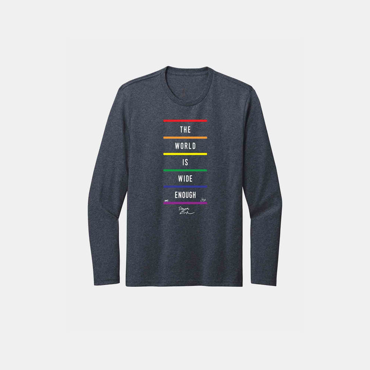 The World is Wide Enough Unisex Long Sleeve