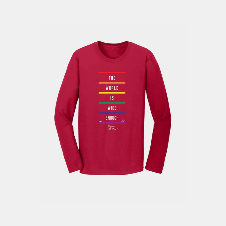 The World is Wide Enough Unisex Long Sleeve