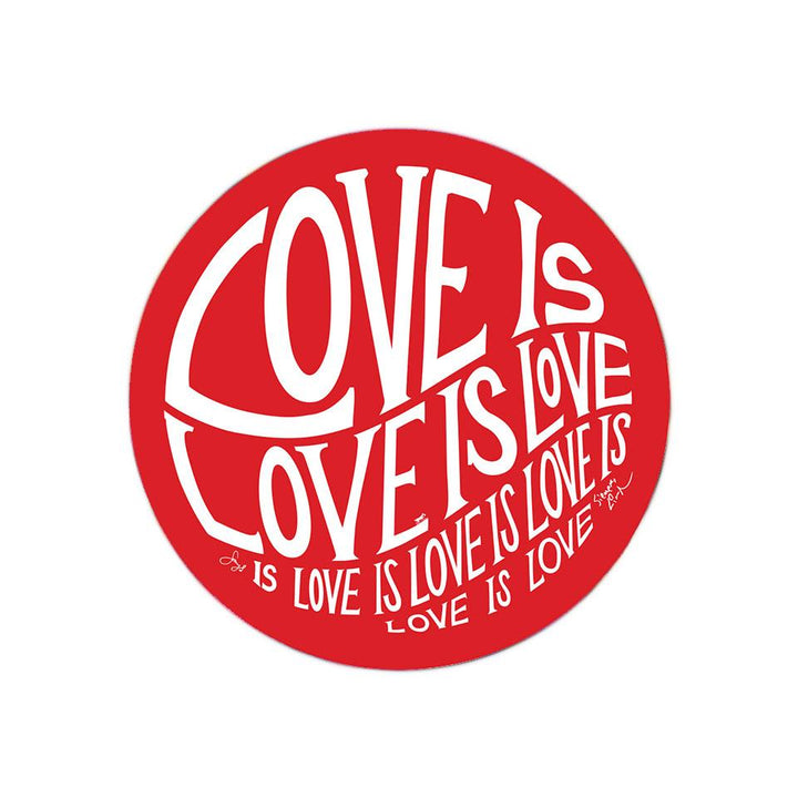 Circle of Love - 3" Circle Stickers (2)