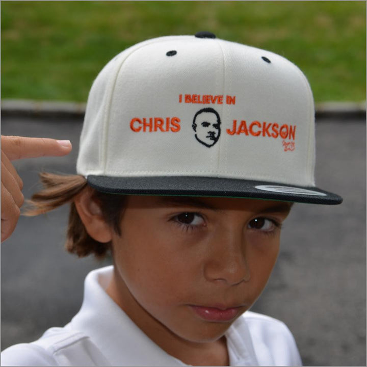 I Believe in Chris Jackson Flat Brim Cap
