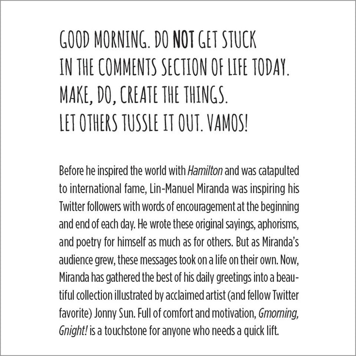 Gmorning, Gnight!: Little Pep Talks for Me & You Paperback (Spanish)