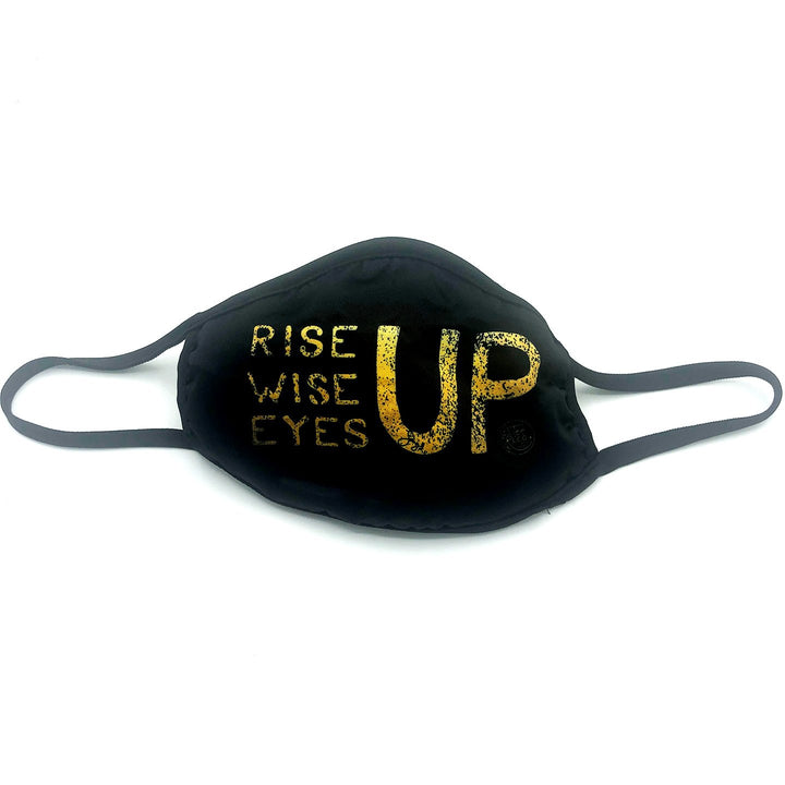 Rise Up, Wise Up, Eyes Up - 100% Cotton Facemask