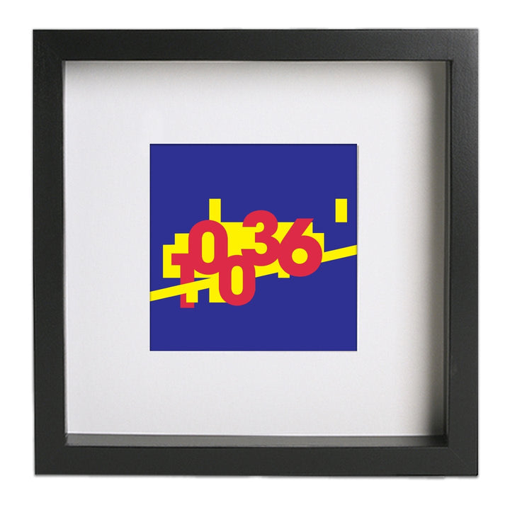 Broadway 10036 Neighborhood  8"x 8" Art Print