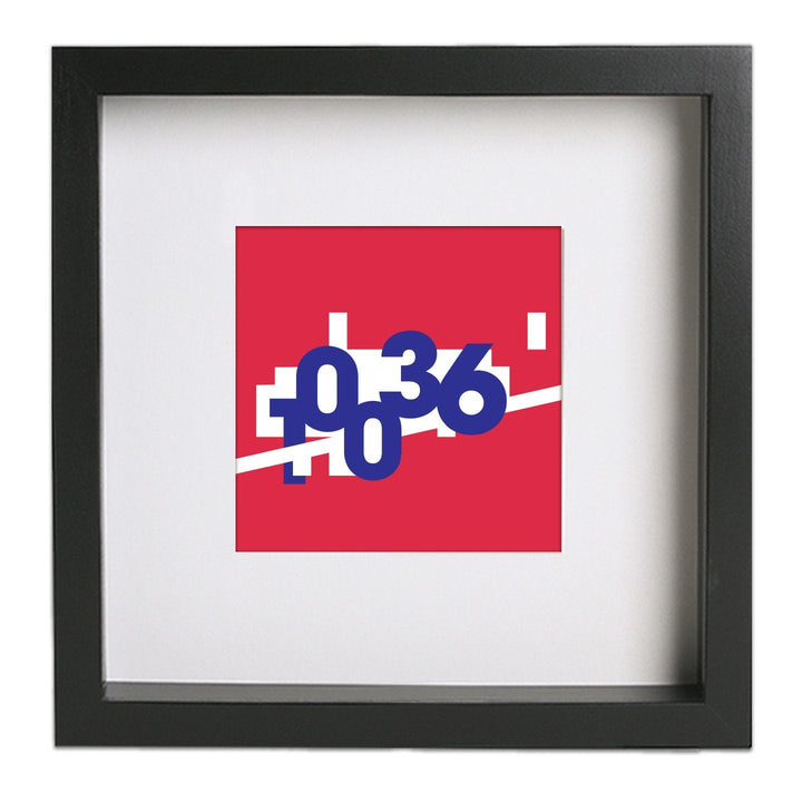 Broadway 10036 Neighborhood 8"x 8" Art Print