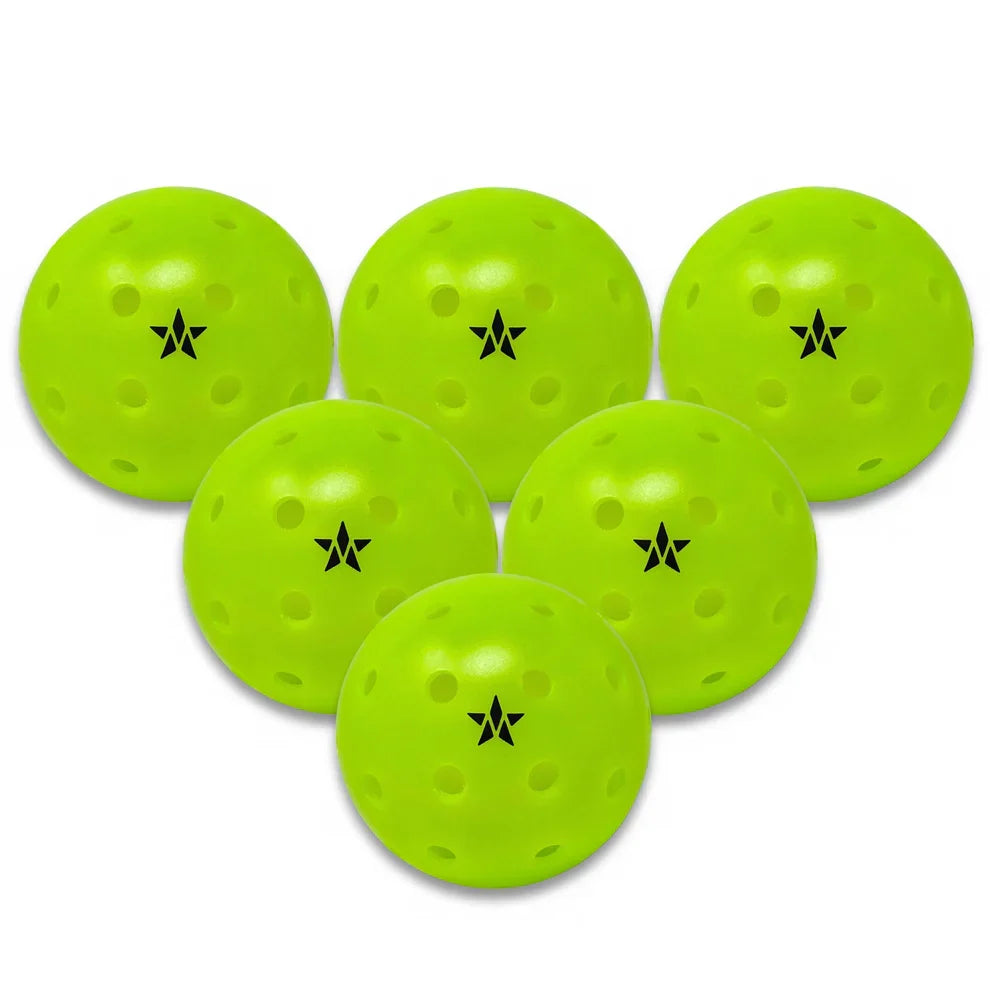 M40 Outdoor Pickleball - 6 Pack of Balls