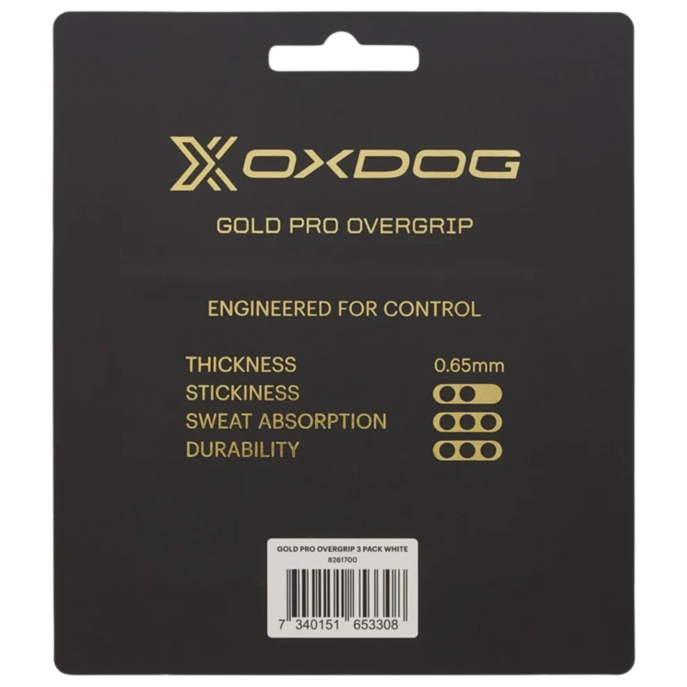Oxdog Gold Pro Overgrip 3 Pack