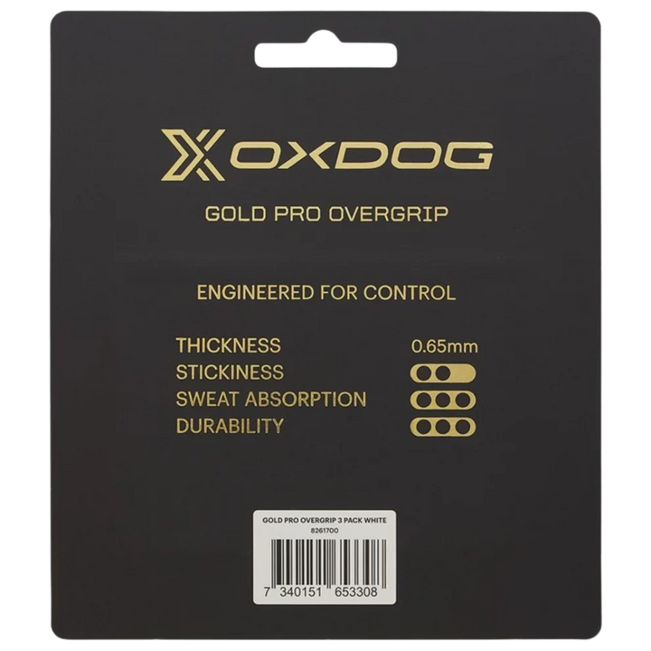 Oxdog Gold Pro Overgrip 3 Pack