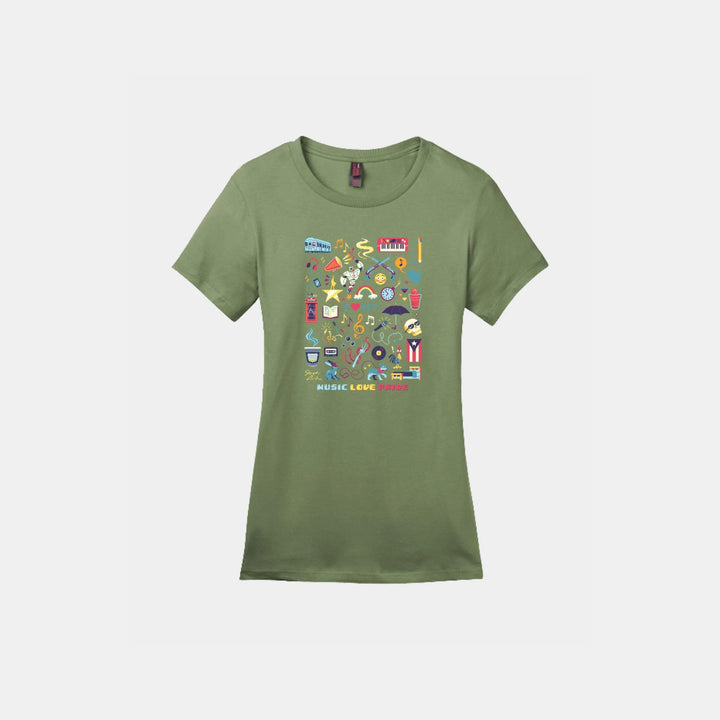 8 Bit Lin Ladies Crew