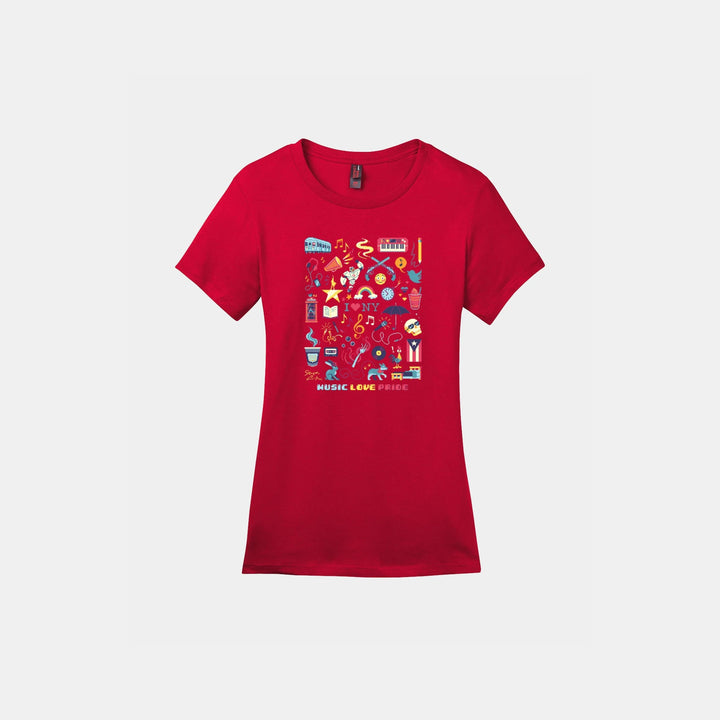 8 Bit Lin Ladies Crew