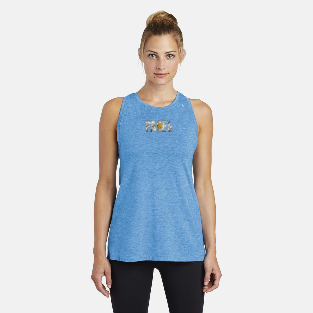 Padel Flags Ladies Moisture Wicking Racerback Tank - LATAM Region