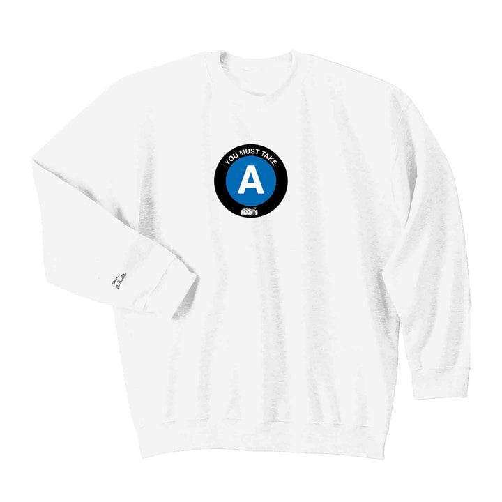 You Must Take the A Train Crewneck Sweatshirts