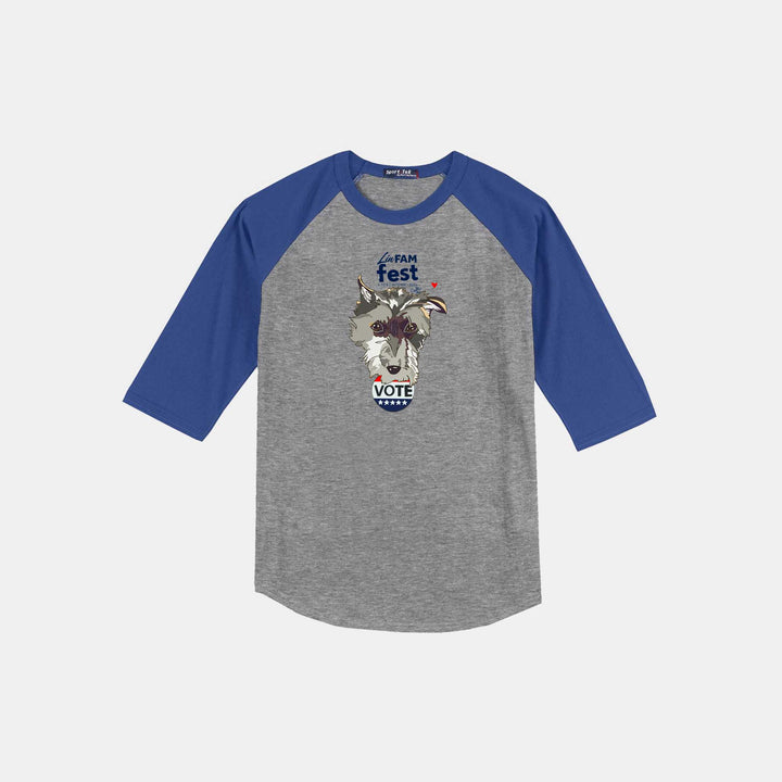 2024 LinFam "Tobi Votes" Baseball Tee