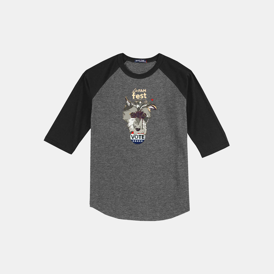 2024 LinFam "Tobi Votes" Baseball Tee