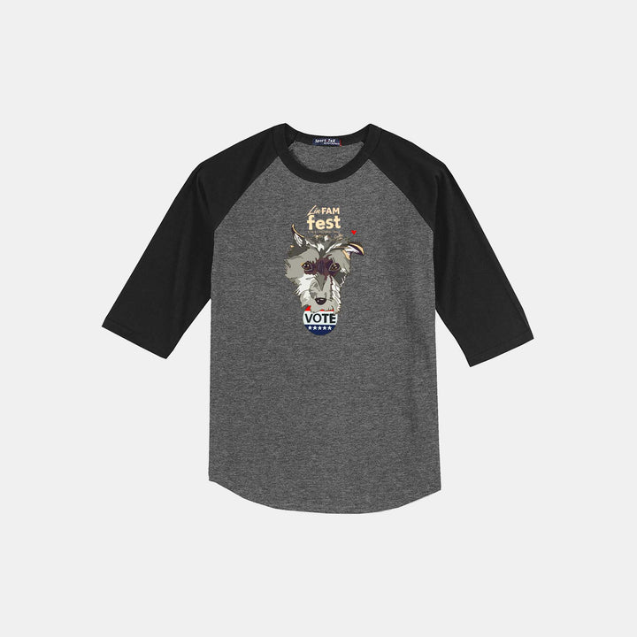 2024 LinFam "Tobi Votes" Baseball Tee