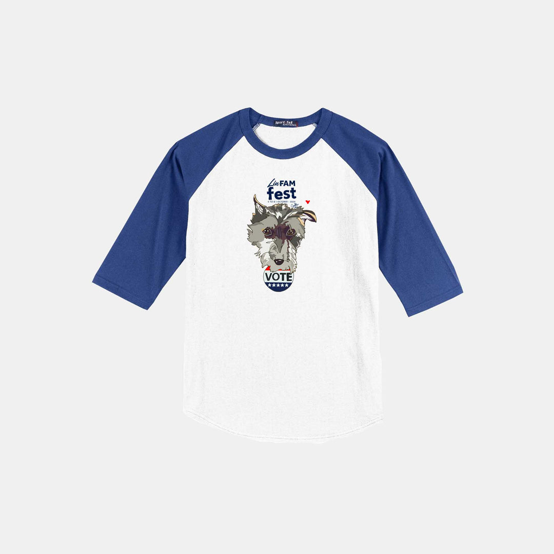 2024 LinFam "Tobi Votes" Baseball Tee