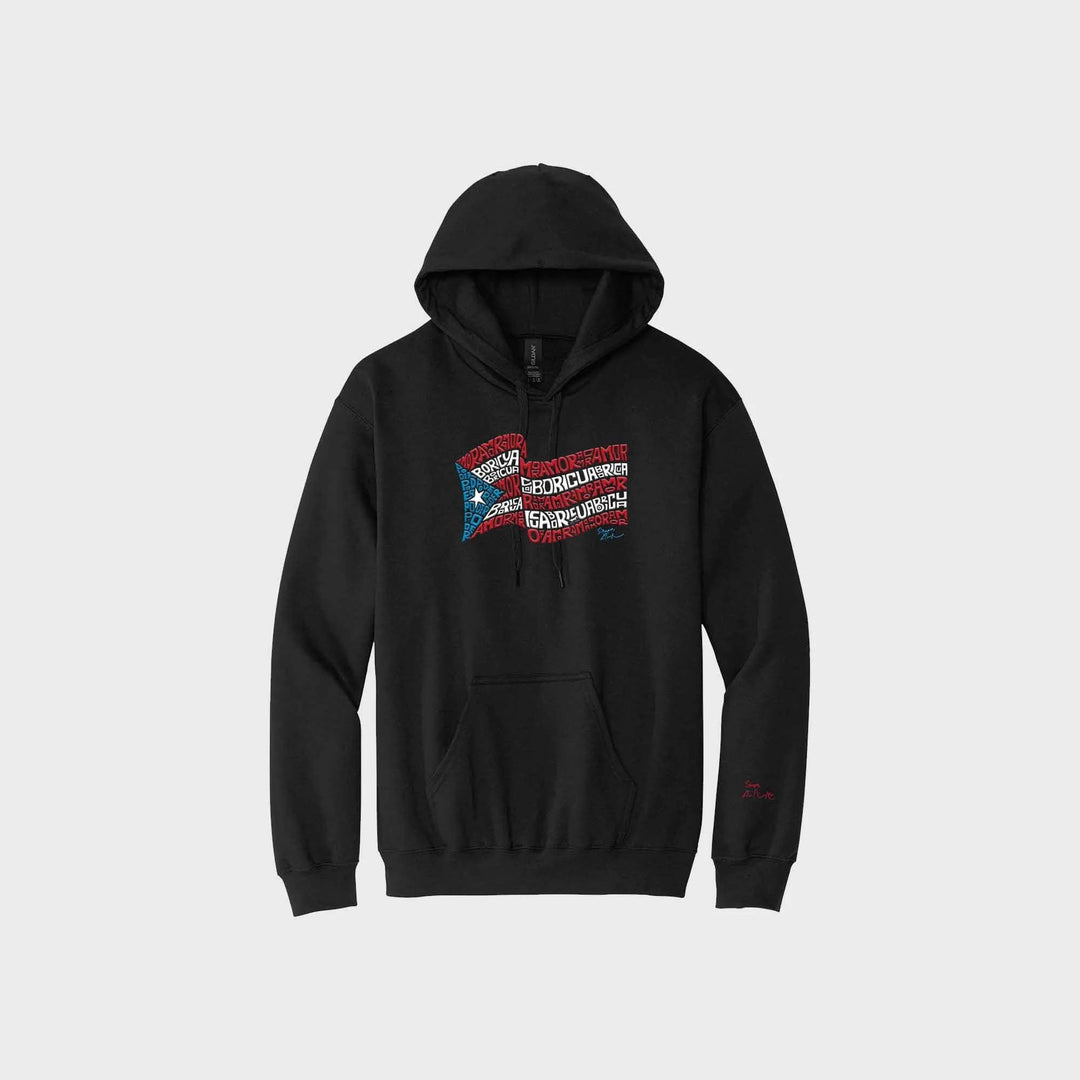 Boricua, Poder, Amor Signature Hoodies