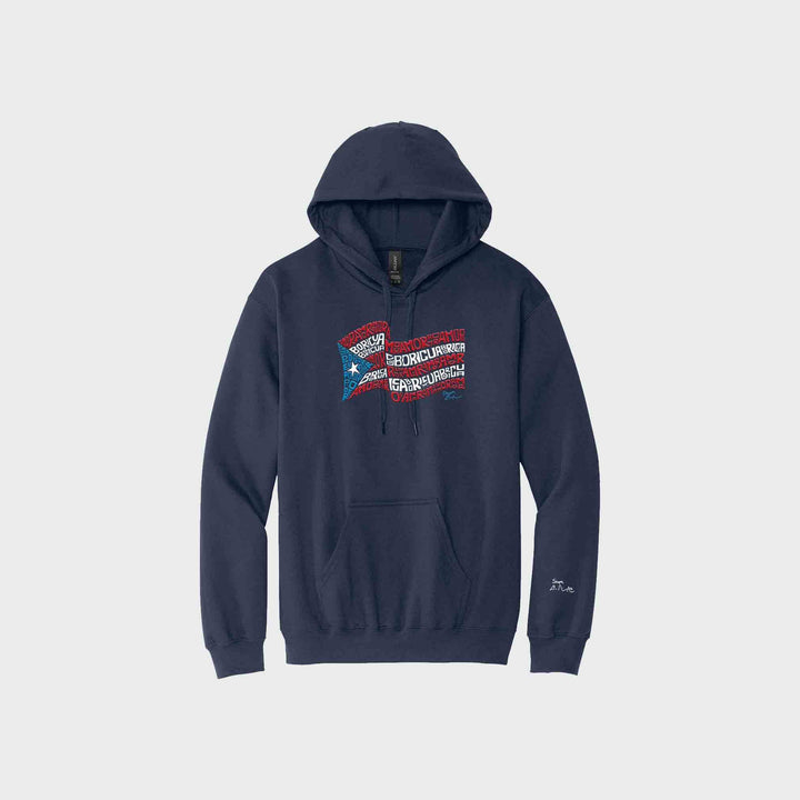 Boricua, Poder, Amor Signature Hoodies